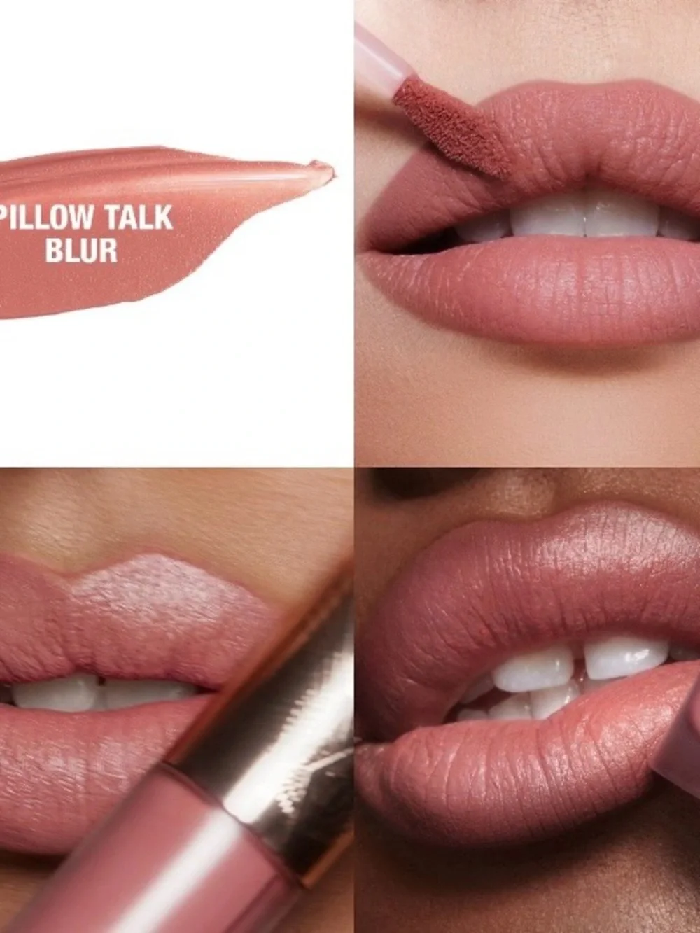 Charlotte Tilbury Airbrush Lip Blur Liquid Lipstick- Pillow Talk Blur